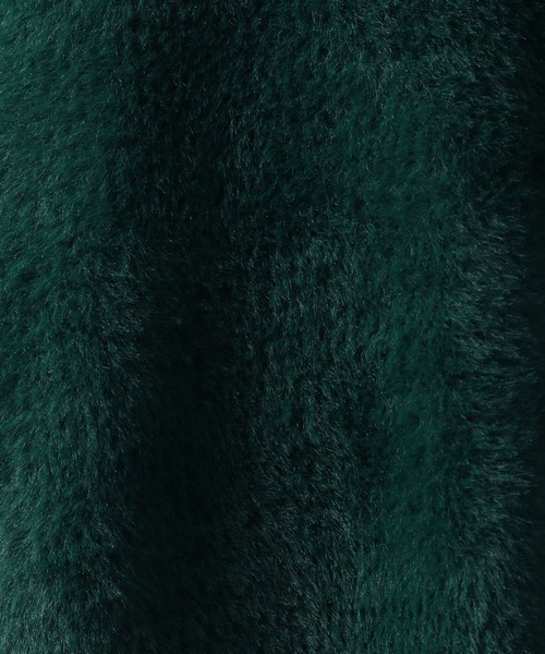 HARE(ハレ)の「ボリュームスリーブシャギーニット(HARE)(ニット/セーター・レディース・グリーン/パープル/ブラック/アイボリー/ブルー・FREE)」の16枚目の写真