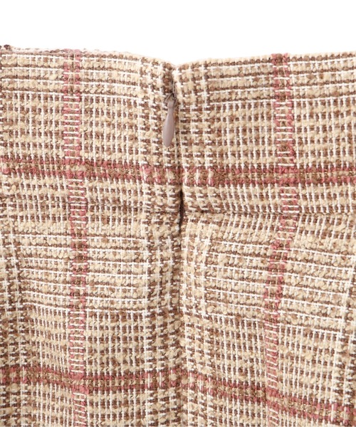 PROPORTION BODY DRESSING（プロポーションボディドレッシング）の「ループチェックツイードフレアスカート / 1211220005（スカート・レディース・ベージュ系その他/ブラウン・X-SMALL/MEDIUM/SMALL）」の14枚目の写真