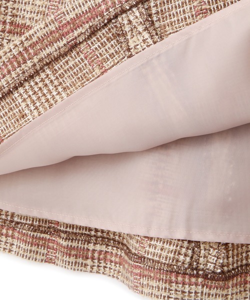 PROPORTION BODY DRESSING（プロポーションボディドレッシング）の「ループチェックツイードフレアスカート / 1211220005（スカート・レディース・ベージュ系その他/ブラウン・X-SMALL/MEDIUM/SMALL）」の15枚目の写真