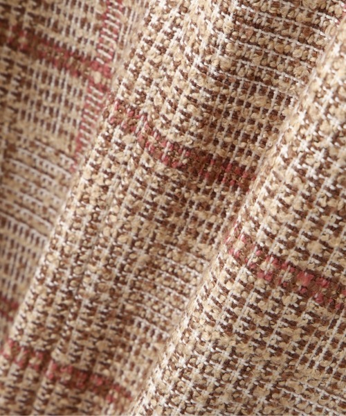 PROPORTION BODY DRESSING（プロポーションボディドレッシング）の「ループチェックツイードフレアスカート / 1211220005（スカート・レディース・ベージュ系その他/ブラウン・X-SMALL/MEDIUM/SMALL）」の16枚目の写真