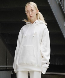 X-girl | X-girl × Champion FACE REVERSE WEAVE SWEAT HOODIE(パーカー)