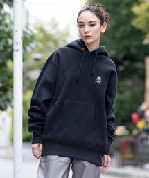 X-girl | X-girl × Champion FACE REVERSE WEAVE SWEAT HOODIE(パーカー)