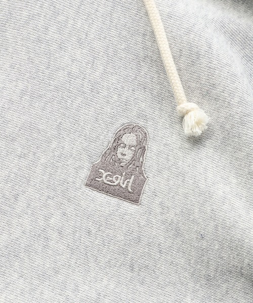 X-girl(エックスガール)の「X-girl × Champion FACE REVERSE WEAVE SWEAT HOODIE(パーカー・レディース・ホワイト/ブラック/グリーン/アッシュ・S/M)」の15枚目の写真