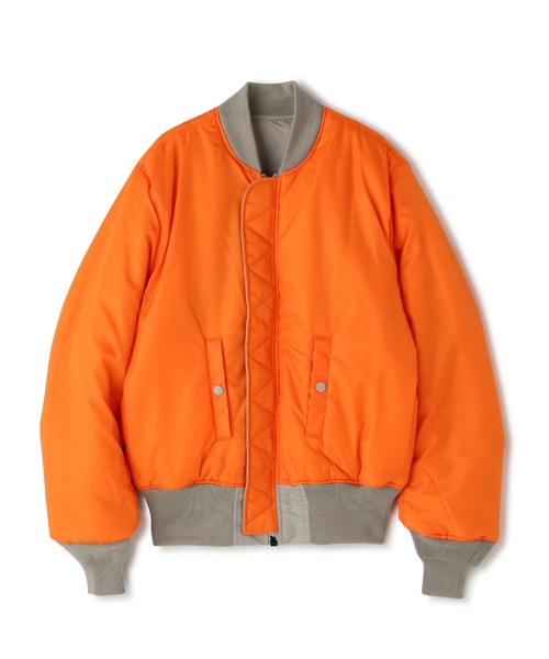 N.（N. Natural Beauty Basic）（エヌエヌナチュラルビューティーベーシック）の「【ＡＬＰＨＡ】ＭＡ－１　ＣＯＲＥ　ＳＰＥＣ（MA-1・レディース・グレー/ブラック・SMALL）」の11枚目の写真