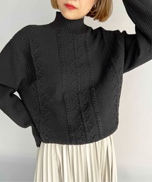 PICCIN | ケーブルニットプルオーバー(ニット/セーター)