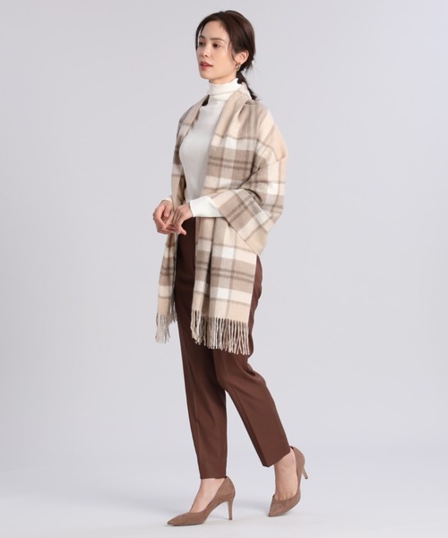 INED（イネド）の「ハイウエストテーパードパンツ（その他パンツ・レディース・グレー/ブラウン・7号/9号/11号/5号）」の9枚目の写真