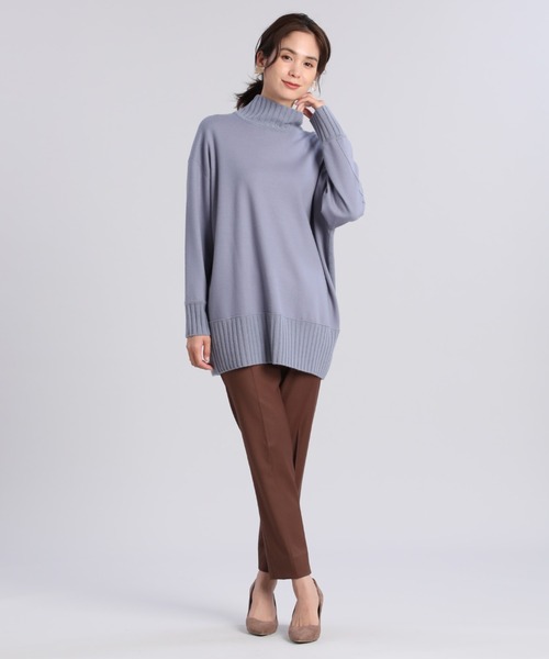 INED（イネド）の「ハイウエストテーパードパンツ（その他パンツ・レディース・グレー/ブラウン・7号/9号/11号/5号）」の10枚目の写真