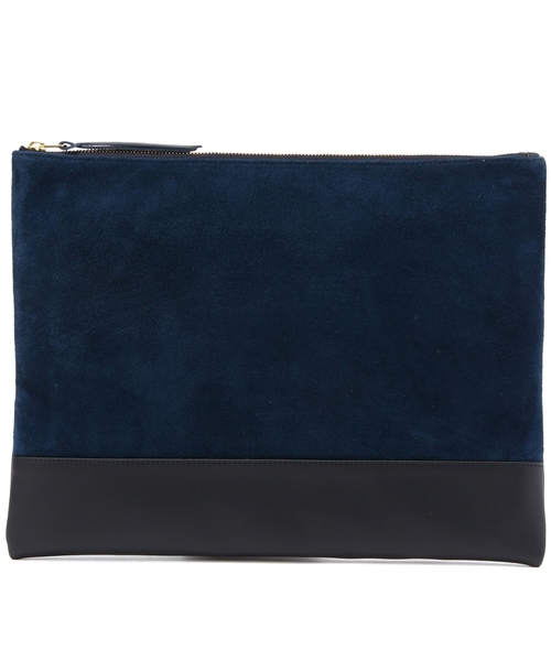 BEAUTY&YOUTH UNITED ARROWS(ビューティーアンドユースユナイテッドアローズ)の「BY ビッグ コンビ レザークラッチバッグ(クラッチバッグ・メンズ・ブラック/ネイビー・フリー)」の2枚目の写真