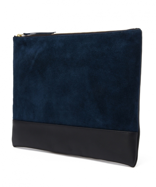 BEAUTY&YOUTH UNITED ARROWS(ビューティーアンドユースユナイテッドアローズ)の「BY ビッグ コンビ レザークラッチバッグ(クラッチバッグ・メンズ・ブラック/ネイビー・フリー)」の3枚目の写真