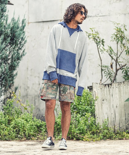 MARBLES(マーブルズ)の「mp9576-REMAKE CAMOUFLAGE SHORTS ショーツ(その他パンツ・メンズ・カモフラージュ・M/XL/L)」の8枚目の写真