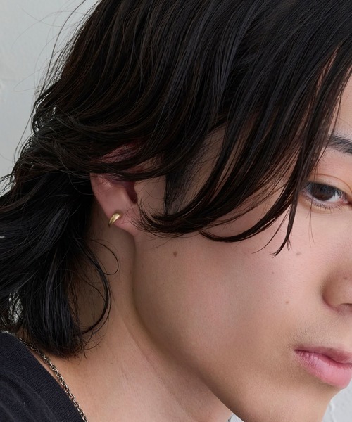 JUPITER（ジュピター）の「【K10】クレセントフープピアス/ユニセックス<動画あり>（ピアス（両耳用）・レディース・ゴールド/ゴールド系その他・FREE）」の19枚目の写真