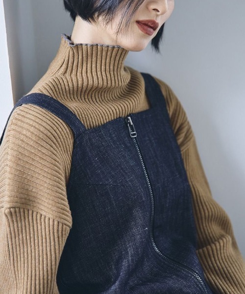 TODAYFUL フロントジップサロペット トゥデイフル TODAYFUL（トゥデイフル）の「フロントジップサロペット