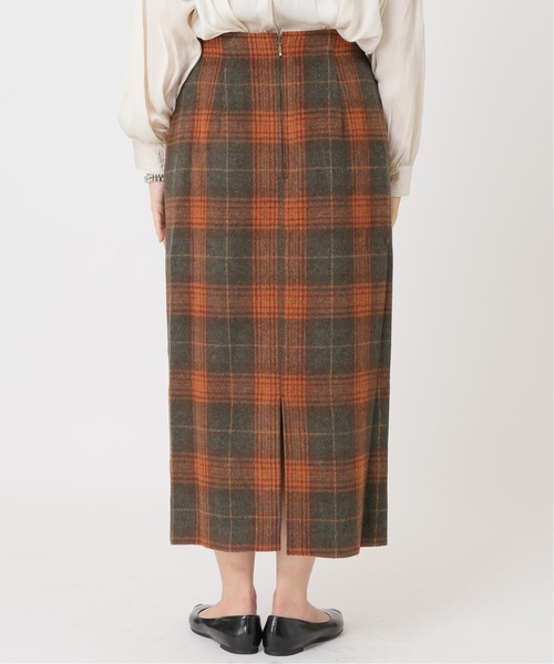 Simplicite(サンプリシテ)の「シャギーチェックスカート◆(スカート・レディース・ブラウン/ネイビー・SMALL/MEDIUM)」の20枚目の写真
