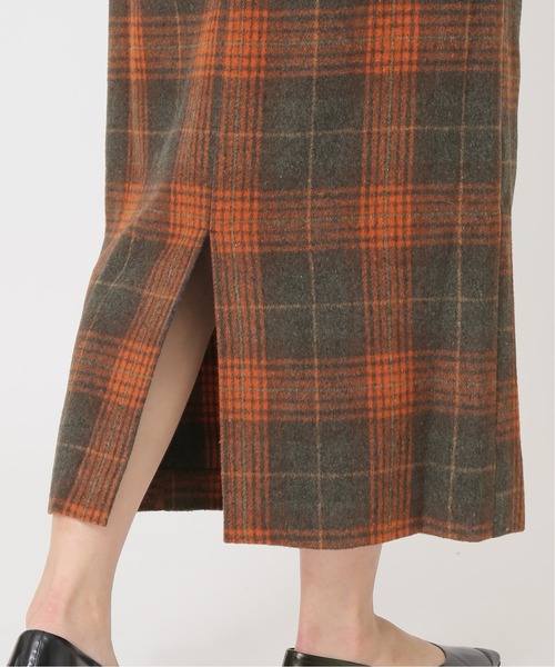 Simplicite(サンプリシテ)の「シャギーチェックスカート◆(スカート・レディース・ブラウン/ネイビー・SMALL/MEDIUM)」の15枚目の写真