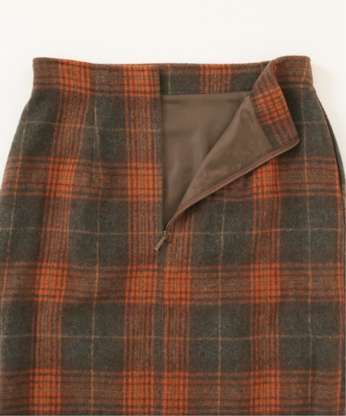 Simplicite(サンプリシテ)の「シャギーチェックスカート◆(スカート・レディース・ブラウン/ネイビー・SMALL/MEDIUM)」の21枚目の写真