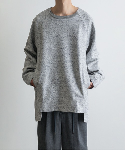 ato（アトウ）の「compression knit pullover（Tシャツ/カットソー・メンズ・アッシュグレー/ブラック/ブラウン・46/48）」の3枚目の写真