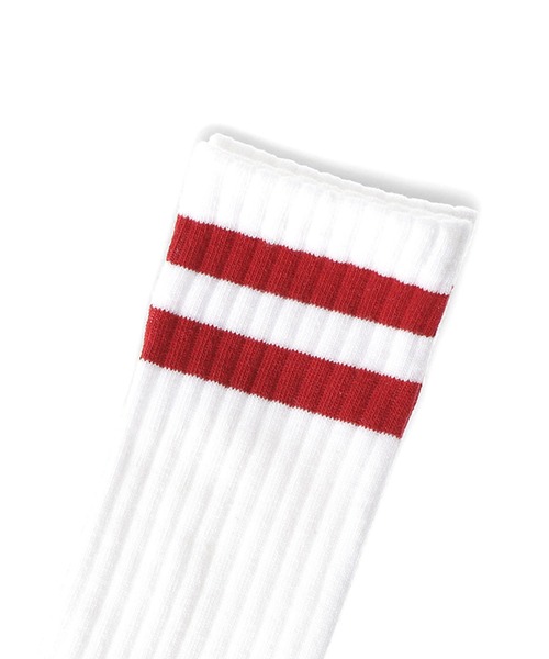 atmos（アトモス）の「atmos x CHICSTOCKS 1986 RIB SOCKS / アトモス x シックストックス 1986 リブ ソックス 【SP】（ソックス/靴下・メンズ・ホワイト・26-28cm）」の4枚目の写真