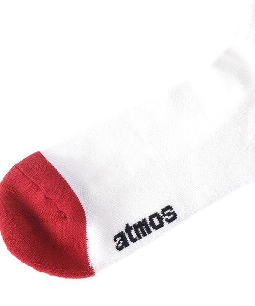 atmos（アトモス）の「atmos x CHICSTOCKS 1986 RIB SOCKS / アトモス x シックストックス 1986 リブ ソックス 【SP】（ソックス/靴下・メンズ・ホワイト・26-28cm）」の2枚目の写真