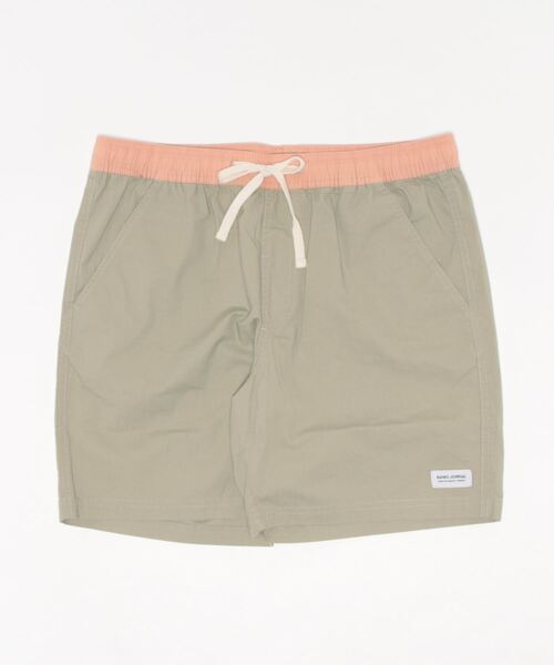 BANKS(バンクス)の「BOARD SHORTS/BANKS(バンクス)ワンポイントブランドロゴウエストゴムススイムボードショーツ サーフトランクス 【水着】(水着・メンズ・ブルー/グリーン/ダークブラック/サーモンピンク/ピンク/ライトグリーン/ダークブルー/マスタード・SMALL/X-SMALL/MEDIUM/LARGE/X-LARGE)」の4枚目の写真