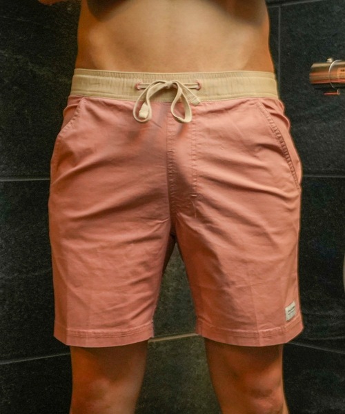 BANKS(バンクス)の「BOARD SHORTS/BANKS(バンクス)ワンポイントブランドロゴウエストゴムススイムボードショーツ サーフトランクス 【水着】(水着・メンズ・ブルー/グリーン/ダークブラック/サーモンピンク/ピンク/ライトグリーン/ダークブルー/マスタード・SMALL/X-SMALL/MEDIUM/LARGE/X-LARGE)」の12枚目の写真