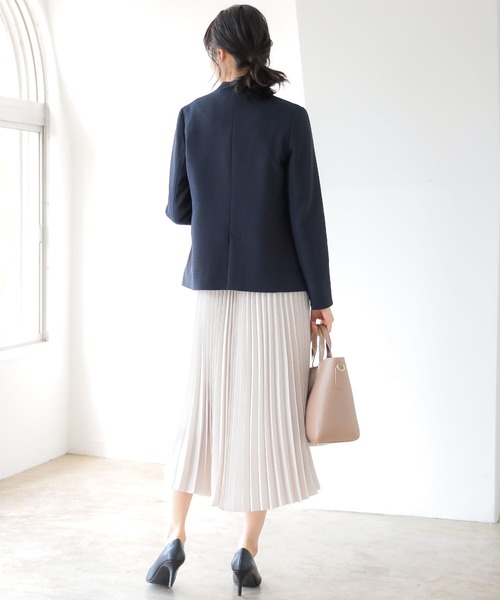 B:MING by BEAMS(ビーミングバイビームス)の「B:MING by BEAMS / ストレッチ ジャケット 22MO(スーツジャケット・レディース・ネイビー/ブラック/ライトグレー・MEDIUM/X-LARGE/SMALL/LARGE)」の12枚目の写真