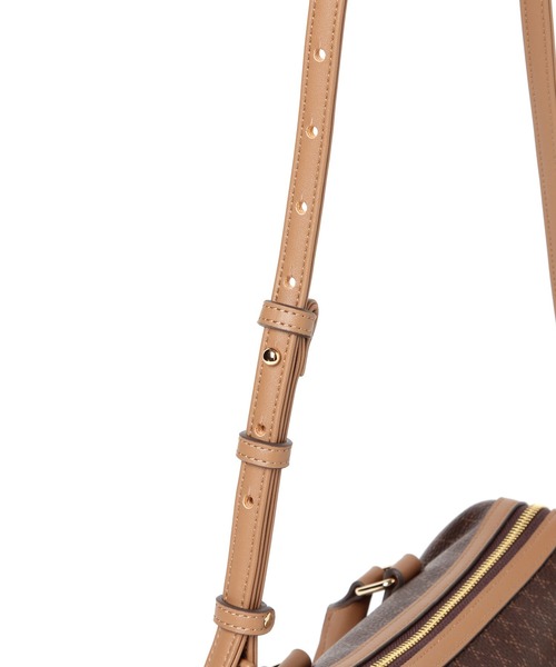 GLOBAL WORK（グローバルワーク）の「モノグラム2WAYボストン/259357（ボストンバッグ・レディース・ベージュ/ブラウン・ONE SIZE）」の10枚目の写真