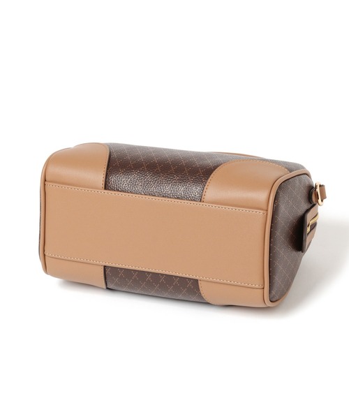 GLOBAL WORK（グローバルワーク）の「モノグラム2WAYボストン/259357（ボストンバッグ・レディース・ベージュ/ブラウン・ONE SIZE）」の8枚目の写真