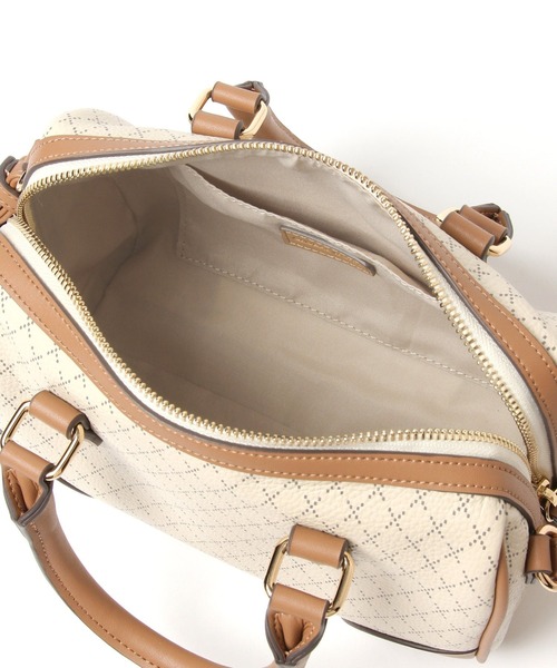 GLOBAL WORK（グローバルワーク）の「モノグラム2WAYボストン/259357（ボストンバッグ・レディース・ベージュ/ブラウン・ONE SIZE）」の5枚目の写真