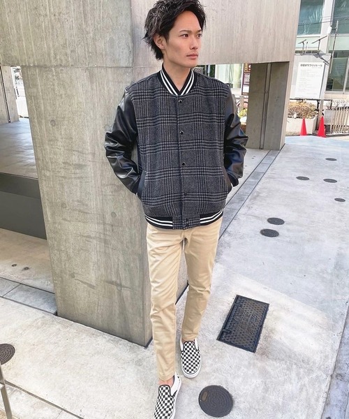 8(eight)(エイト)の「メルトンウールスタジャン(スタジャン・メンズ・ブラック/その他/グレー系その他/ネイビー・MEDIUM/LARGE)」の7枚目の写真