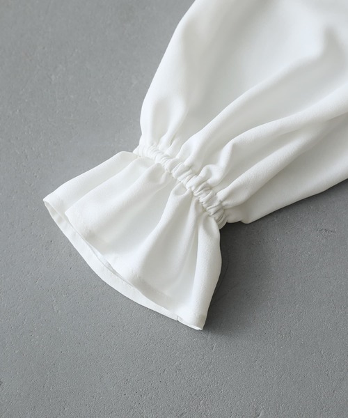 osharewalker（オシャレウォーカー）の「【廃盤】『キャンディースリーブレースブラウス』（シャツ/ブラウス・レディース・ブラック/オフホワイト・2/1）」の16枚目の写真