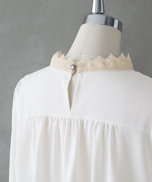 osharewalker（オシャレウォーカー）の「【廃盤】『キャンディースリーブレースブラウス』（シャツ/ブラウス・レディース・ブラック/オフホワイト・2/1）」の17枚目の写真