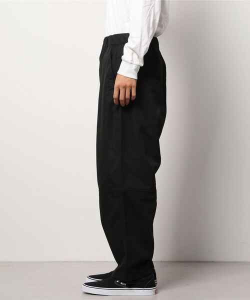 ANPAS（アンパス）の「Twill Fabric Tuck Wide Balloon Pants/ツイル タックワイドバルーンパンツ スケーターパンツ  シェフパンツ バギーパンツ（その他パンツ・メンズ・ブラック/ベージュ/オフホワイト/マスタード/サックスブルー/グリーン・M/L/XL）」の22枚目の写真