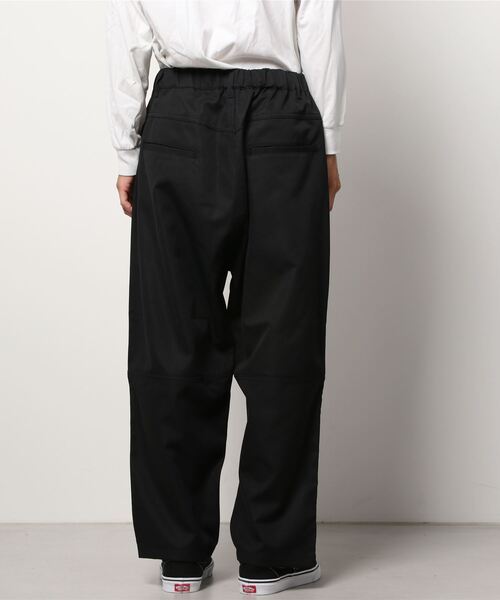 ANPAS（アンパス）の「Twill Fabric Tuck Wide Balloon Pants/ツイル タックワイドバルーンパンツ スケーターパンツ  シェフパンツ バギーパンツ（その他パンツ・メンズ・ブラック/ベージュ/オフホワイト/マスタード/サックスブルー/グリーン・M/L/XL）」の21枚目の写真