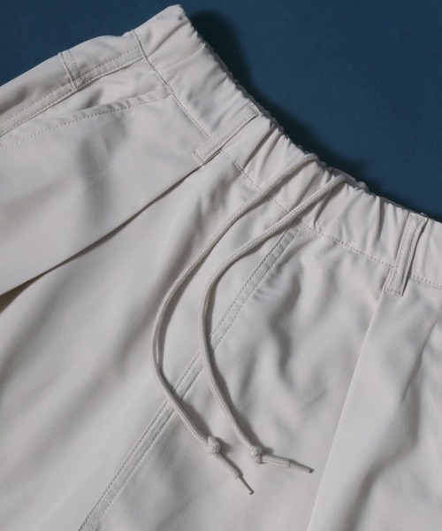 ANPAS（アンパス）の「Twill Fabric Tuck Wide Balloon Pants/ツイル タックワイドバルーンパンツ スケーターパンツ  シェフパンツ バギーパンツ（その他パンツ・メンズ・ブラック/ベージュ/オフホワイト/マスタード/サックスブルー/グリーン・M/L/XL）」の14枚目の写真