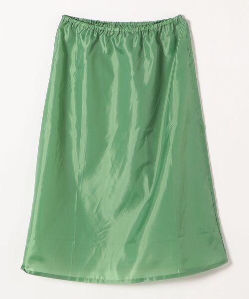 SHIPS any（シップス エニィ）の「SHIPS any:〈ウォッシャブル〉Longchamp フラワー プリント バック リボン ギャザー ワンピース（ワンピース・レディース・ネイビー/グリーン・ONE SIZE）」の10枚目の写真