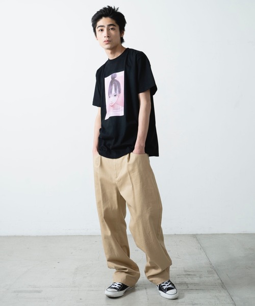 WEGO GRAPHICS（ウィゴーグラフィックス）の「WEGO/古塔つみ コラボT（Tシャツ/カットソー・メンズ・ホワイト/ブラック・LARGE/X-LARGE/MEDIUM）」の19枚目の写真