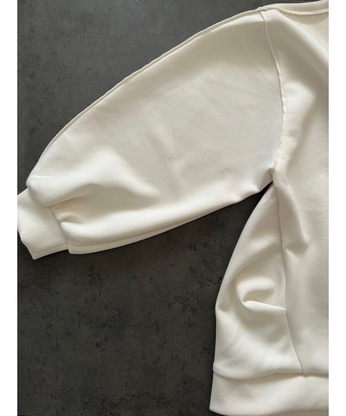 Day and Grade(デイアンドグレイド)の「ダンボールニットプルオーバー(Tシャツ/カットソー・レディース・ホワイト/ブラック・FREE)」の10枚目の写真