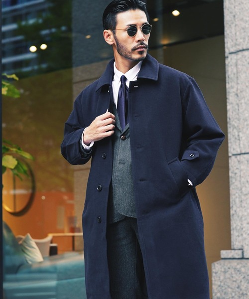 roshell(ロシェル)の「ビッグシルエット ロングコート(チェスターコート・メンズ・ブラック/ブラウン/ベージュ/ネイビー/ブルー系その他/グレイッシュベージュ/グレー系その他2/ベージュ系その他2/ホワイト系その他/アイボリー/ブラック系その他/グレー系その他/ブラウン系その他/ベージュ系その他・FREE)」の14枚目の写真