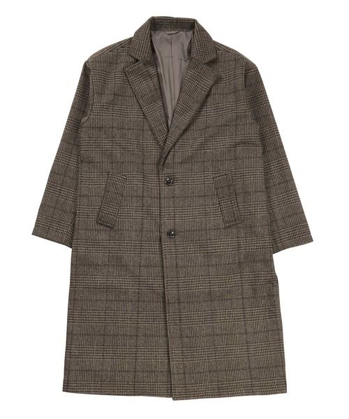 roshell(ロシェル)の「ビッグシルエット ロングコート(チェスターコート・メンズ・ブラック/ブラウン/ベージュ/ネイビー/ブルー系その他/グレイッシュベージュ/グレー系その他2/ベージュ系その他2/ホワイト系その他/アイボリー/ブラック系その他/グレー系その他/ブラウン系その他/ベージュ系その他・FREE)」の18枚目の写真