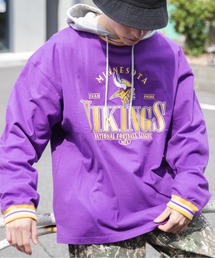 NFL | ∴WEGO/別注 NFL チームロゴ刺繍BIGロンT(Tシャツ/カットソー)