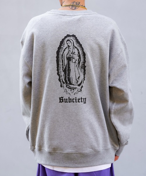 Subciety(サブサエティ)の「MARIA SWEAT(スウェット・メンズ・グレー/ブラック/ホワイト/ブラック×ゴールド/ホワイト×ゴールド・MEDIUM/LARGE/XX-LARGE/X-LARGE/SMALL)」の11枚目の写真