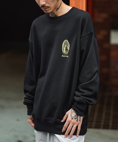 Subciety(サブサエティ)の「MARIA SWEAT(スウェット・メンズ・グレー/ブラック/ホワイト/ブラック×ゴールド/ホワイト×ゴールド・MEDIUM/LARGE/XX-LARGE/X-LARGE/SMALL)」の14枚目の写真