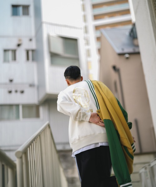 Subciety(サブサエティ)の「MARIA SWEAT(スウェット・メンズ・グレー/ブラック/ホワイト/ブラック×ゴールド/ホワイト×ゴールド・MEDIUM/LARGE/XX-LARGE/X-LARGE/SMALL)」の16枚目の写真