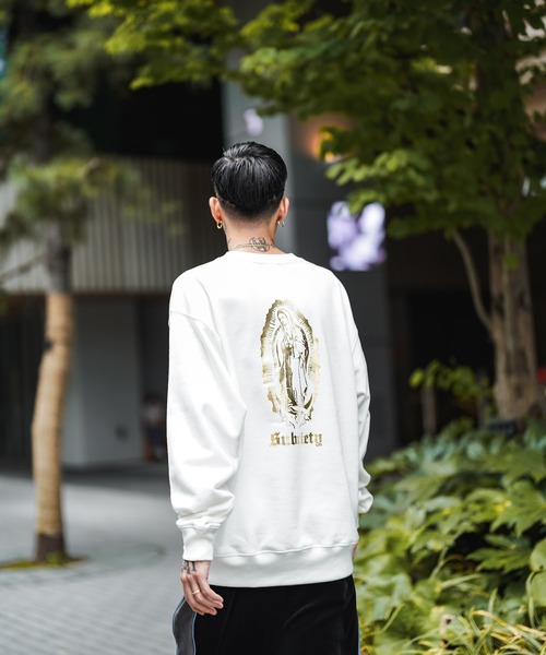 Subciety(サブサエティ)の「MARIA SWEAT(スウェット・メンズ・グレー/ブラック/ホワイト/ブラック×ゴールド/ホワイト×ゴールド・MEDIUM/LARGE/XX-LARGE/X-LARGE/SMALL)」の15枚目の写真