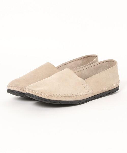 around the shoes(アラウンドザシューズ)の「アラウンドザシューズ/around the shoes レザーワンマイルシューズ(スリッポン・メンズ・ベージュ/ボルドー/ダークウッド・43/42/41)」の4枚目の写真