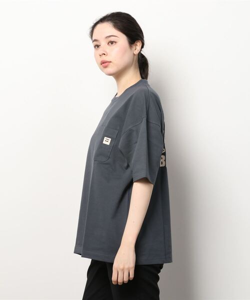 BILLABONG(ビラボン)の「BILLABONG/ビラボン ビッグシルエット アウトドアテイストバックプリントTシャツ BC013-213(Tシャツ/カットソー・レディース・ブラック/ホワイト/ベージュ・M/L)」の18枚目の写真