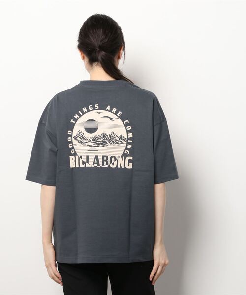 BILLABONG(ビラボン)の「BILLABONG/ビラボン ビッグシルエット アウトドアテイストバックプリントTシャツ BC013-213(Tシャツ/カットソー・レディース・ブラック/ホワイト/ベージュ・M/L)」の15枚目の写真