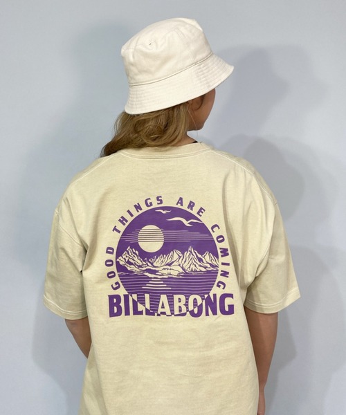 BILLABONG(ビラボン)の「BILLABONG/ビラボン ビッグシルエット アウトドアテイストバックプリントTシャツ BC013-213(Tシャツ/カットソー・レディース・ブラック/ホワイト/ベージュ・M/L)」の3枚目の写真