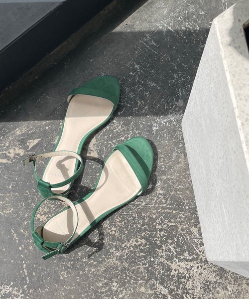 SHENERY(シーナリー)の「ストラップサンダル(サンダル・レディース・グリーン/ブラック/ブルー/グレー系その他・38/37/36)」の4枚目の写真