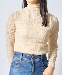 MAISON BREEZE | 【MAISON BREEZE】シアーボトルネックカットソー KNF(Tシャツ/カットソー)